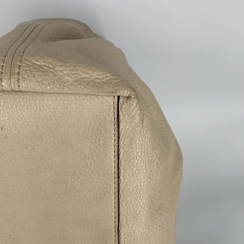 Tan/leather Kate Spade Knott large‎ satchel Bag